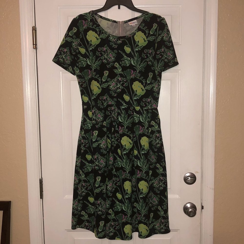 Floral Print Amelia Dress by LuLaRoe
